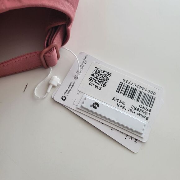 NEW LULULEMON Sweat Wicking Quick Dry SOFT MAUVE PINK BALLER HAT NWT AUTHENTIC - Picture 4 of 6